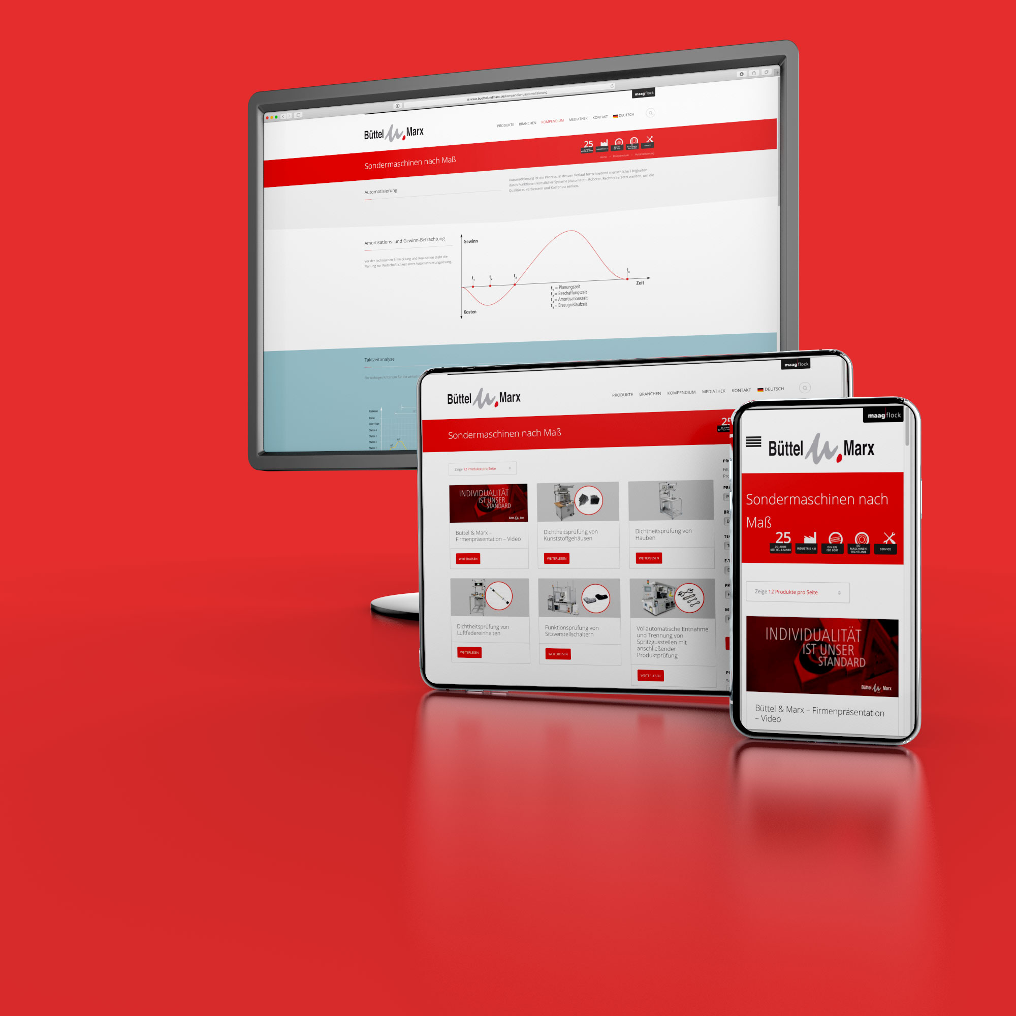 Webseite Firma Büttel&Marx